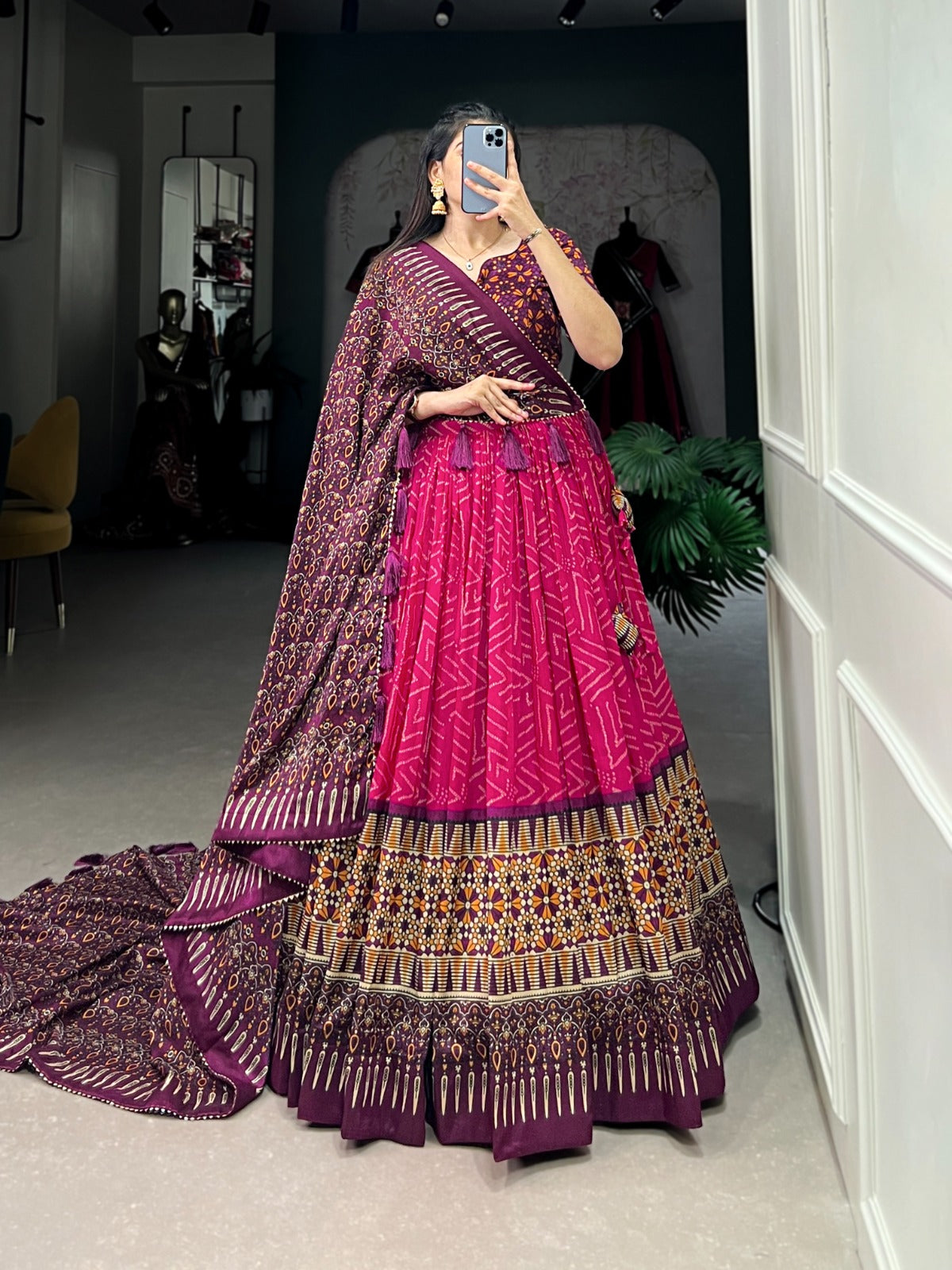 Tussar Silk Lehenga Choli - S1/LN/2/241309