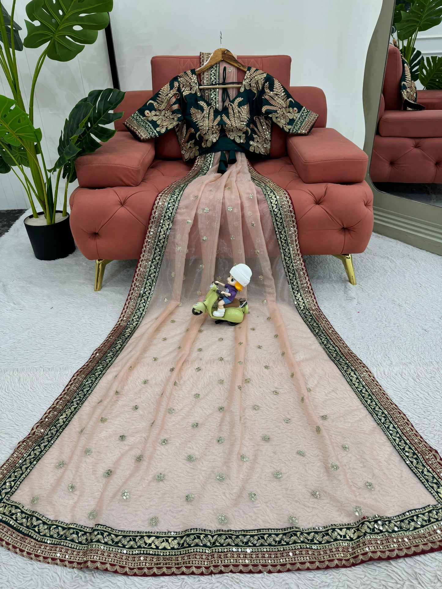 Twill Net Saree S1/SR/5/240209