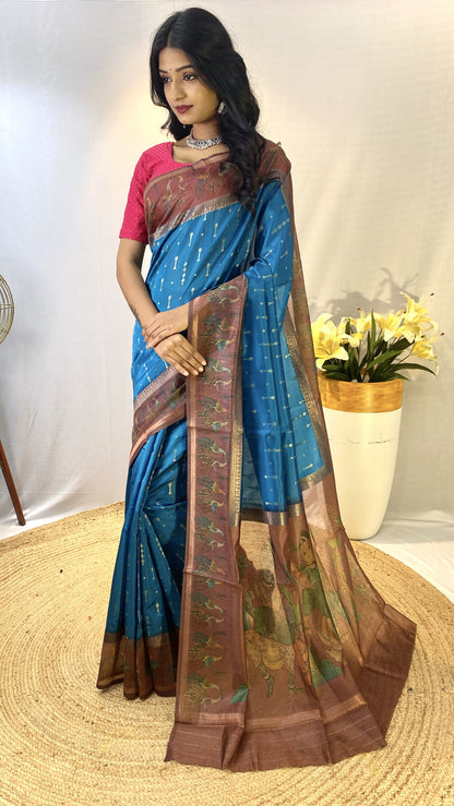 Soft Chanderi Silk Saree - S1/SR/1/241809