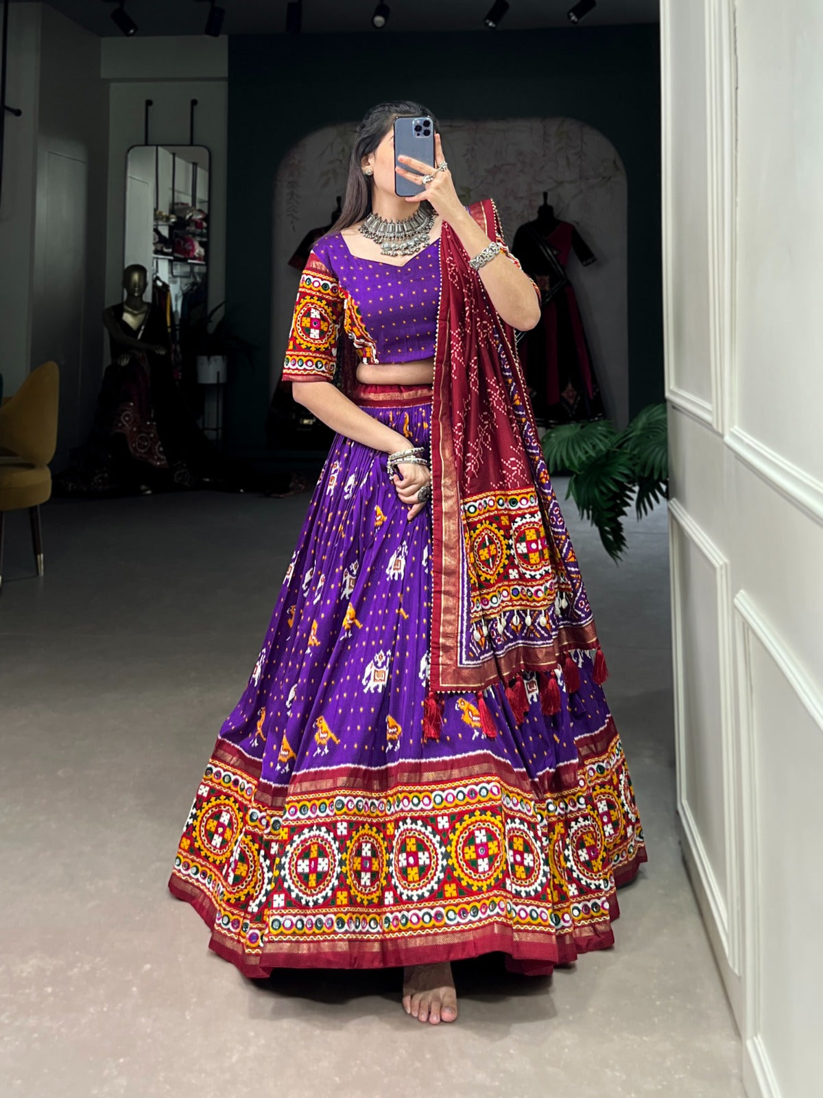 Exquisite Tussar Silk Lehenga Choli H2/LN/2/242308