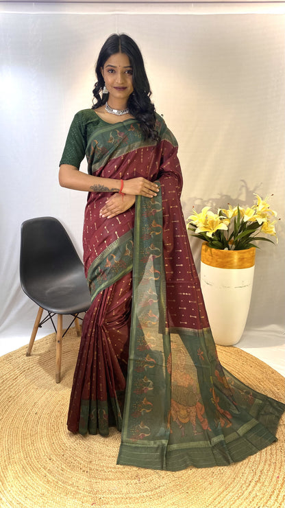 Soft Chanderi Silk Saree - S1/SR/1/241809