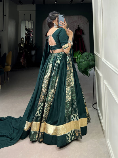 Rayon-Tussar Lehenga Choli Set S1/LN/2/240909