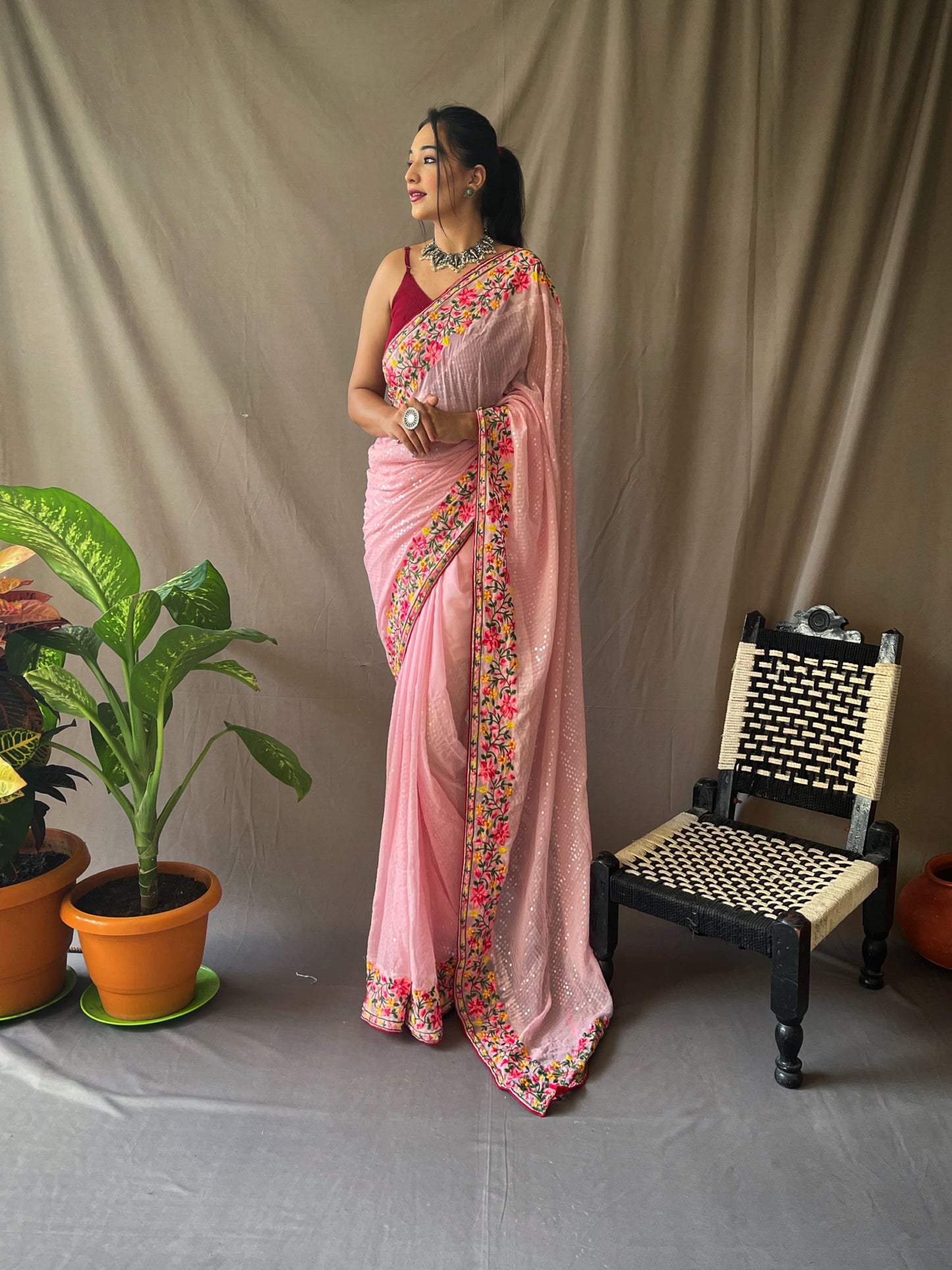 Pure Georgette Saree S1/SR/1/241608