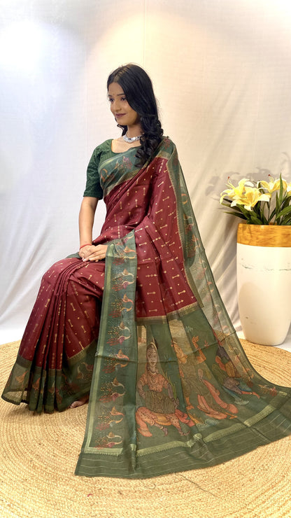 Soft Chanderi Silk Saree - S1/SR/1/241809